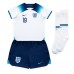 England Mason Mount #19 Replika Babytøj Hjemmebanesæt Børn VM 2022 Kortærmet (+ Korte bukser)